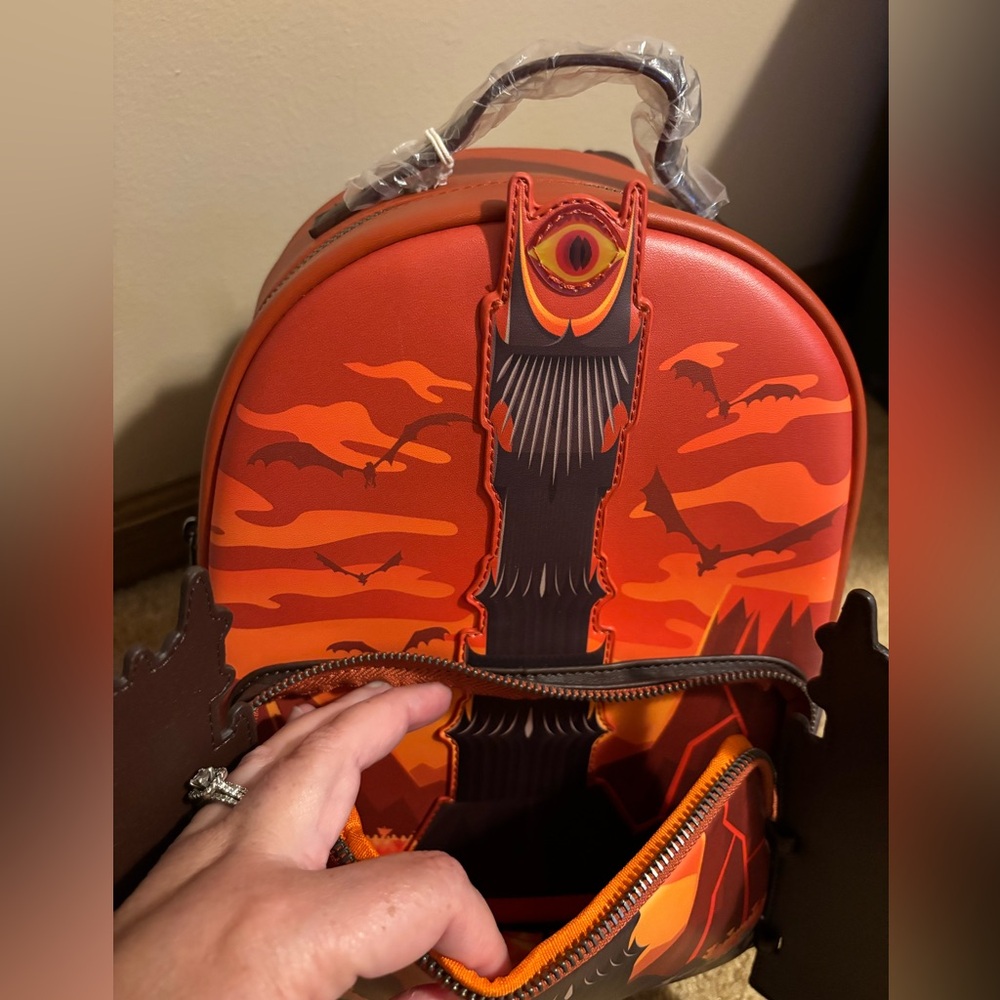 Loungefly Lord of the Rings Black Gates LOTR Exclusive BAM Mini Backpack - Picture 16 of 16